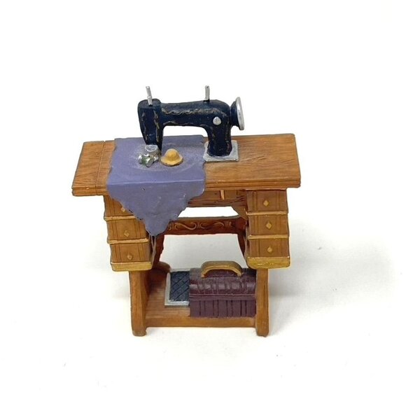 Avon Victorian Memories Dollhouse Sewing Table - Picture 1 of 6